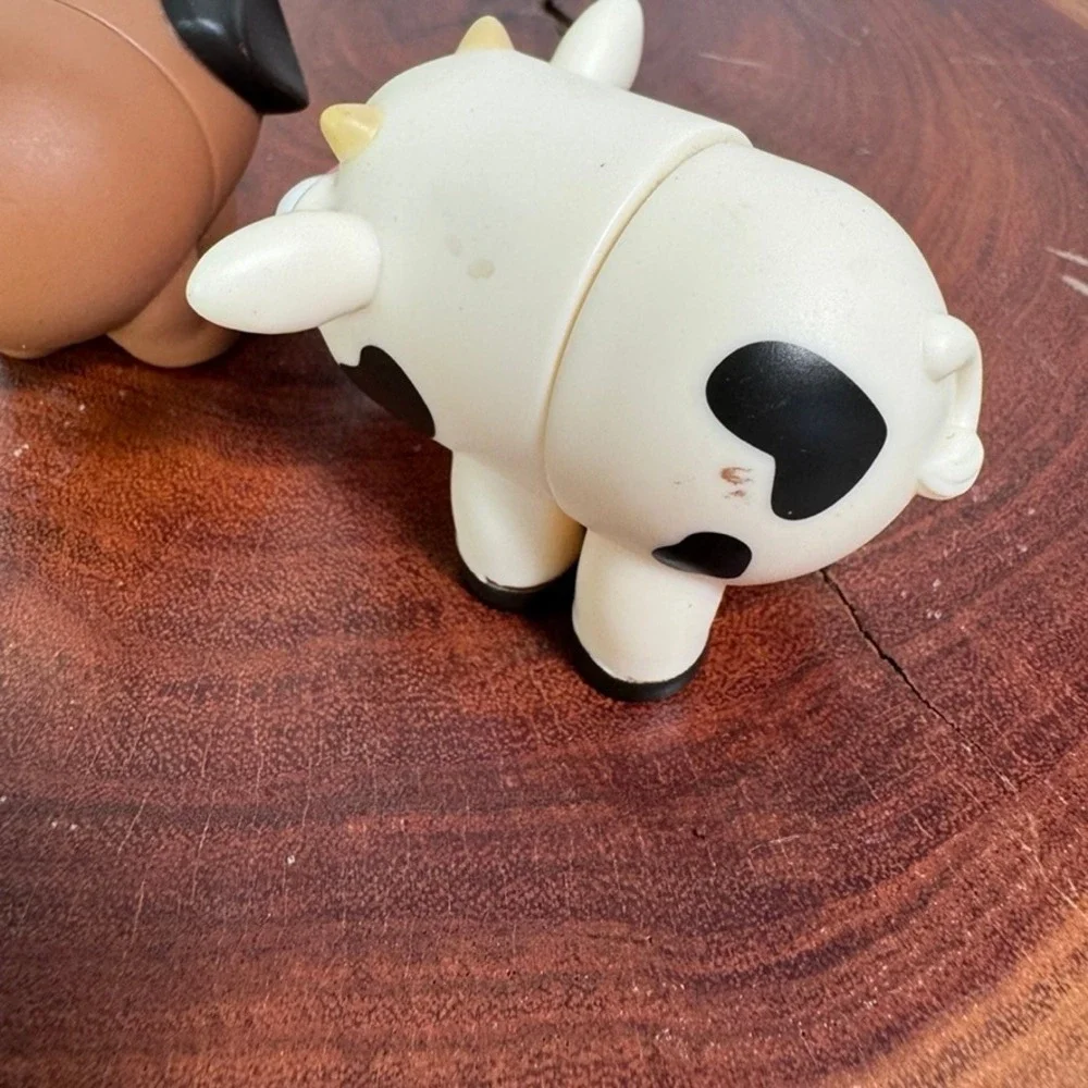 Battat Pop-it Buddies Mix and Match Cow and Dog Toddler Toy Set